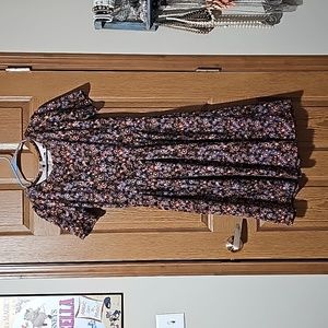 Lularoe Amelia dress, large, floral